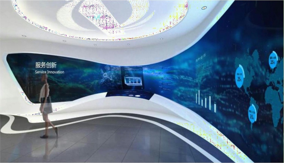 600平智能化展廳設計-綜合性展館裝修（帶圖紙）-文豐裝飾