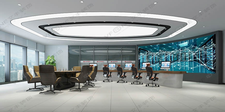 北京國企銀行辦公接待區(qū)裝修（接待區(qū)效果圖設計）