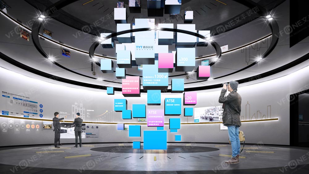 展廳裝修效果圖-泰永長征品牌展廳設計-深圳文豐裝飾裝修公司